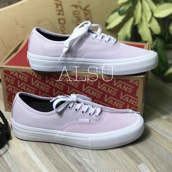 VANS Authentic Pro Velvet SUEDE Canvas Lavender W - Picture 5 of 7